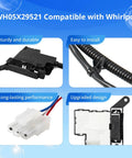 Heavy Duty Beefed Up Washer Lid Lock Switch Assembly Durable Replacement Kit Fits Top And Front Load Washers image showing assembly parts and wiring.