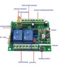 Universal Wireless Remote Control Switch For DC Motors And Linear Actuators 12V To 36V Compatible, circuit board components