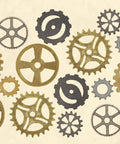 Steampunk Clock Cogs Pack For Model Railway Accessories, Dope Retro Gear Set For OO And HO Tracks with multicolor finish