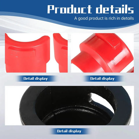 Close-up of 14 Piece Universal Fork Seal Driver Tool Kit for Motorcycle and Dirt Bike Forks sizes 35 to 50mm components