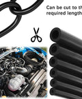 Top Tier Silicone Vacuum Hose Kit With Heavy Duty 130 PSI Lines And Massive Connector Set For Durable Auto Piping Repairs On Multiple Vehicle Mods That Actually Last, black silicone hoses cut to length