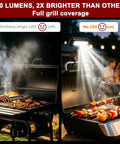 Rechargeable Grill Light For Outdoor Grills 400LM LED With Auto On Off Sensor illuminating grill at night