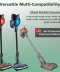 Versatile Shark Rocket vacuums compatible with Four Pack Filter Replacement For Rocket Ultra-Light Vacuum Beef Up Suction And Keep Air Clean Foam And Felt Filter Kit HV300 HV300W HV301 HV302 HV303 HV305 HV307 HV308 HV310 UV450.