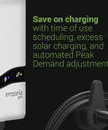 Pro Level 2 EV Charger With PowerSmart 48 Amp Fast Home Charging Hardwire Setup J1772 Connector 240V Electric Vehicle Charging Station