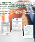 ETL certification documents for Self Regulating Heat Tape For Water Pipes And Roofs And Gutters No Sweat De Icing Heating Cable