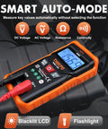 DIY Ready Digital Multimeter With 4000 Counts, NCV, Auto Ranging And Manual Mode, True RMS Readings, Backlit LCD
