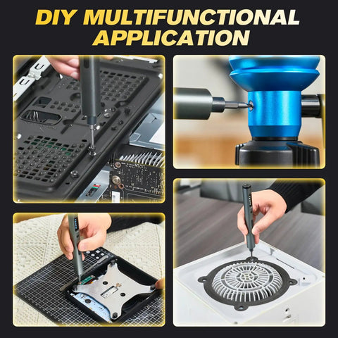 Cordless 57 In 1 Magnetic Precision Screwdriver Set With Adjustable Torque And LED Light Rechargeable Repair Tool Kit for DIY