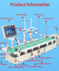Ready To Roll Heavy Duty Automatic Liquid Filling Machine Double Head Bottle Dispenser For Beverage Alcohol And Oil Anti Drip Setup That Runs Like A Charm with LCD CNC control and conveyor system.