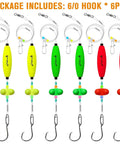 Take Down Catfish Rigs Set With Float Rigs And Rattles Santee Circle Hooks Size Six Oh Ready To Use Catfishing Tackle 90Lb