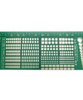 Beginner Soldering Practice Board Kit For Electronics Nerds And Hobbyists 40x100mm With Micro Pad And Pad Variety features.
