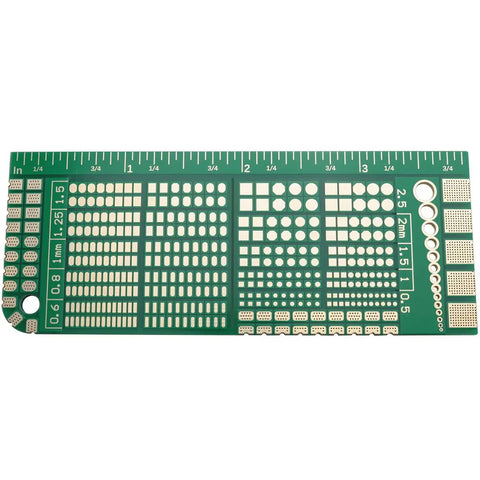 Beginner Soldering Practice Board Kit For Electronics Nerds And Hobbyists 40x100mm With Micro Pad And Pad Variety features.