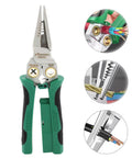 Do It All Electrician Wire Stripper With Built In Power Meter For Cutting Crimping Scraping And Pressing Wires Eight In One Tool
