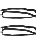 Two Hook Adjustable Bimini Boat Top Straps 23 To 60 Inches With Stainless Steel Heavy Duty Snap Hooks Nylon Canopy Straps Marine Grade Black Pack Of 2 Durable Marine Grade Nylon Straps For Heavy Duty Outdoor Marine Use And Bimini Tops