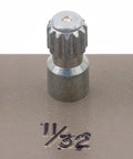 Close-up of 11/32 inch spindle for Folding Crank Window Handle For 11/32 Inch Spindle Casement And Awning Operators
