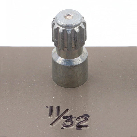 Close-up of 11/32 inch spindle for Folding Crank Window Handle For 11/32 Inch Spindle Casement And Awning Operators