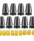 ER8 Collet Set 9Pcs Spring Collets High Precision For CNC Milling Engraving Machines And Lathes Workholding Tooling Kit with labeled boxes