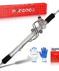 Hydraulic Power Steering Rack And Pinion Assembly For Toyota Land Cruiser 1998 To 2002 And Lexus LX470 1998 To 2002 V8 4.7L New Unit Leak Resistant Direct Fit Left Hand Drive Only Ref 26 2603 97 2603 with gloves and box.