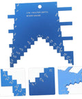 Table Saw Setup Blocks And Depth Gauge Aluminum Alloy Woodworking Small Square showing engraved scales for blade height.