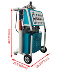 Heavy Duty Polyurethane Foam Spray Machine, High Pressure Pneumatic Sprayer for Construction Waterproofing, 44" tall unit with controls.