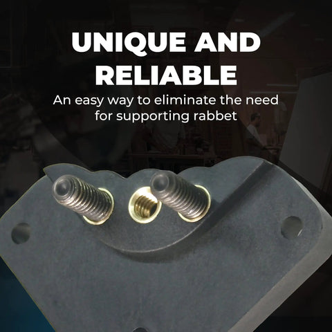 Precise Router Table Insert Plate Levelers For Easy Leveling And Accurate Setup, no rabbet needed detail view
