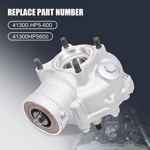 Trail Tested Straight Bolt Swap Replacement For Honda Fourtrax Rancher 420 Atv 2007 Through 2013 Rear Final Gear Differential Assembly Covers Oem 41300Hp5600 Codes Heavy Duty showing part number details.