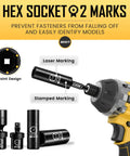 Heavy Duty Workhorse 72 Piece Quarter Inch Drive Impact Socket Set With Standard SAE And Metric Sizes 3/16 To 9/16 Inches And 4 To 15 Mm Includes Swivel Socket Extension Bar Universal Joint And Adapter Made From CrMo Steel, 6-point laser-marked