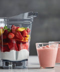 64 Oz Low Profile Blender Container Clear BPA Free Eastman Tritan Copolyester with fruit and smoothies, G Series Compatible