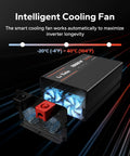 Image of 1000 Watt Pure Sine Wave Inverter For RV And Off Grid Power, showing smart cooling fan for temperature control.