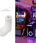 Easy To Use White Plastic L Brackets 100 Pack For Furniture Legs Shelves And DIY Repairs with arcade machines backdrop