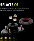 Strut-Mate 902992 Torsion Bar Mount For Enhanced Ride Control - Cuts Noise And Vibration, Replaces Worn Strut Components