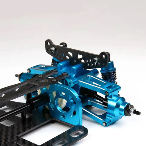 Rugged Aluminum And Carbon Chassis Frame Upgrade For TT01 One-Tenth Scale RC Cars, Boost Controllability, Stability, And Balance