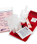 Top Tier Blood Spill Kit And Bodily Fluid Cleanup Set featuring gloves, waste bag, and absorption powder for safe cleanup.