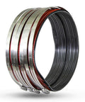Rugged Beefy Heavy Duty Stainless Steel No Hub Coupling 12 Inch Red Shield for Cast Iron DWV Pipe Connector bands set.