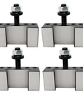 Four Piece Quick Change Tool Post 250-101 Turning Holder For Lathe, Rust Resistant Steel, Fits 250-100 and 250-111