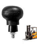 Steering Wheel Knob Spinner For One-Hand Driving, Non-Slip Universal Wheel Rotator, Labor-Saving Turning Aid For Forklifts Tractors Trucks, 8mm Screw Mount