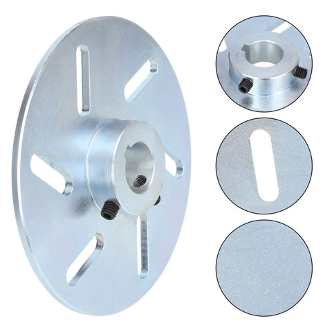 Heavy Duty 6 Inch Mechanical Brake Disc Rotor One Inch Bore Quarter Inch Keyway, steel construction for Manco ASW buggies.