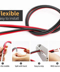 Go To Direct Burial Low Voltage Landscape Lighting Wire, 12 AWG 2 Conductor, flexible and easy to install steps shown