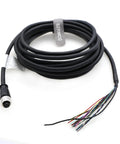 Coiled M12 17 Pin Female Vision Sensor Cable For Open Vision Systems Plug And Play Ready Compatible With Cognex In Sight 3D L4000