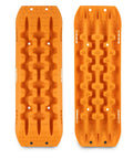 Beefed Up Off Road Recovery Traction Tracks For Sand Snow Mud 4x4 Vehicles Orange Nylon Tire Ladder With U Shaped Grip