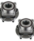 Front Wheel Hub And Bearing Assembly Pair 513220 For Subaru Outback And Legacy 2005 To 2014 With ABS, Drop In Replacement, Premium Quality
