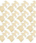 20 Piece Antique Bronze Corner Protectors For Tables And Photo Frames, alloy corner guards with prepunched holes.