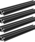 4 Pack 2040 Aluminum Profile Extrusion V Slot Linear Rail Guide Frame 400mm Anodized Black For 3D Printer Laser Engraving Machine And CNC DIY Projects Built Tough And Precision Ready