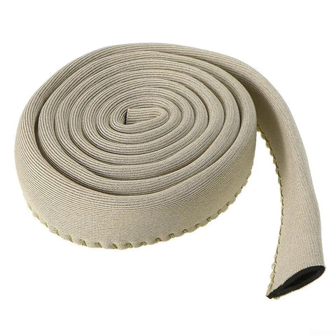 Rolled beige insulated hydration tube cover 92cm for water bladders perfect for hikers campers and cyclists beefed up tube shield that stops freezing