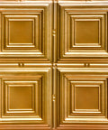Cubism Stamped Metal Nail Up Tin Ceiling Tile In Lincoln Copper Finish Dope 24 By 24 Inch Pack Of 12 48 Sq Ft Coverage Recycled Steel