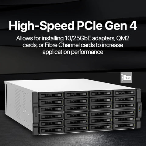 Beast Mode 30 Bay Nas Server With Intel Xeon E 2378 Platform And 64 GB Ram Memory for heavy lifting virtualization tasks, featuring PCIe Gen 4.