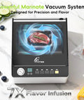 Chamber Vacuum Sealer With Large 6.8 Qt Chamber And 12 Inch Seal Bar For Home Cooks And Pro Kitchens, 230W Power Delivers Mighty Vacuum For Meats Soups Sauces And Liquids