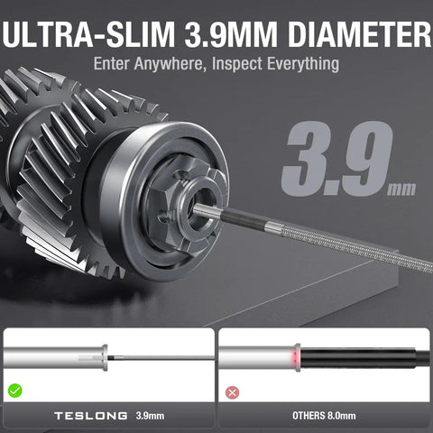 4 Way Articulating Borescope For Automotive Engine With 3.9mm Probe Joystick Controlled Tip 360 Degree Rotation And 210 Degree Bends, 3.9mm probe