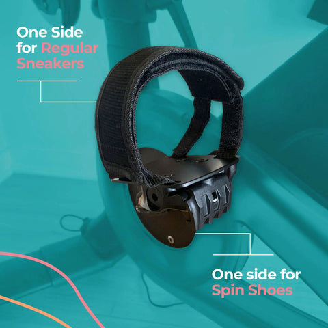 Toe Cages For Peloton Bike And Bike Plus Pedals Let You Ride In Sneakers No Fuss Shoes Delta Pedal Converter Aviation Aluminum Build