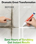 Grout Fix Pen For Tile Grout Lines Waterproof Tile Repair Marker For Ceramic Walls And Floors Quick DIY Refresh In Kitchen Bathroom With Bright White Finish used on tiles