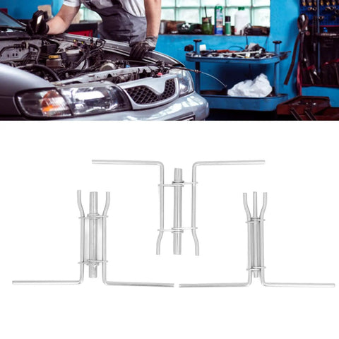 Three Piece Universal Hydraulic Cylinder Piston Rod Seal U Cup Installation Tool Kit Pro Grade Premium Steel Construction